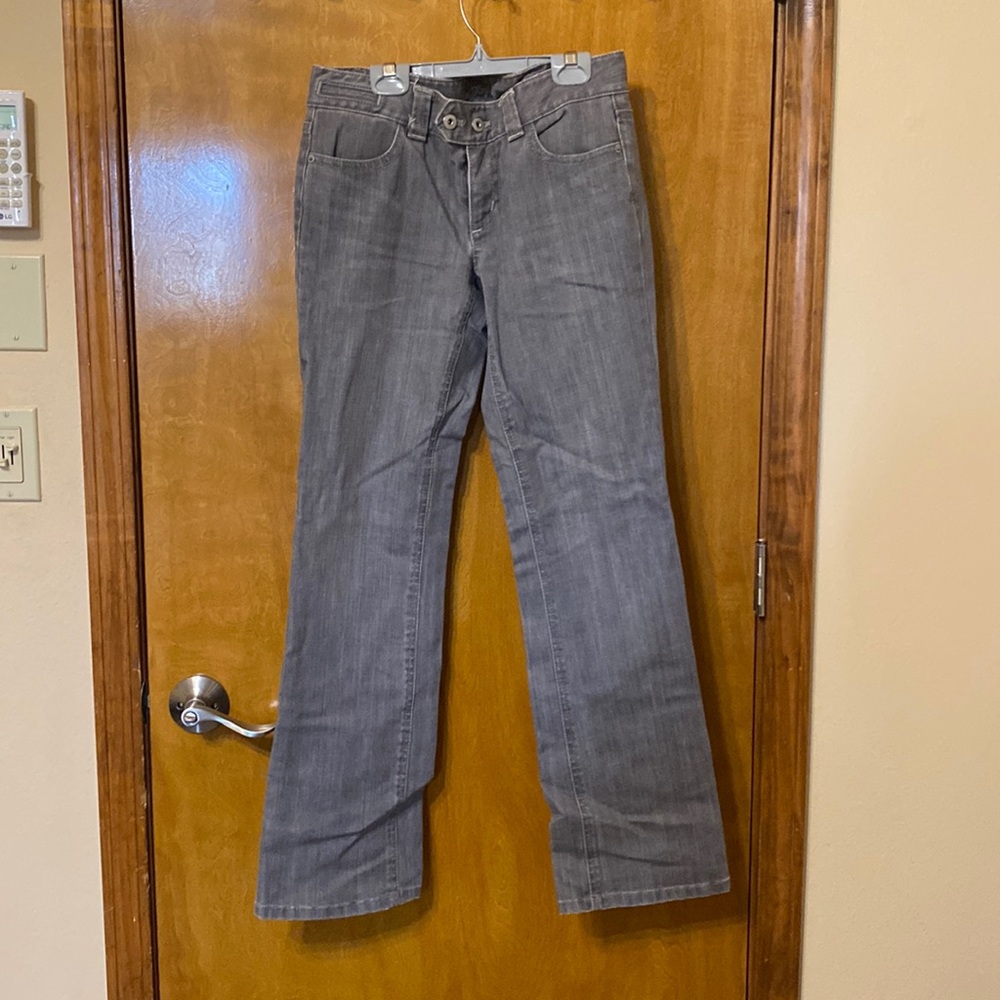 Anne Taylor grey jeans modern fit lindsey waist size 4